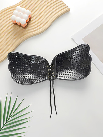 乳首カバー プッシュアップ レディース ニプレス ドローストリング 粘着性 自己接着 胸