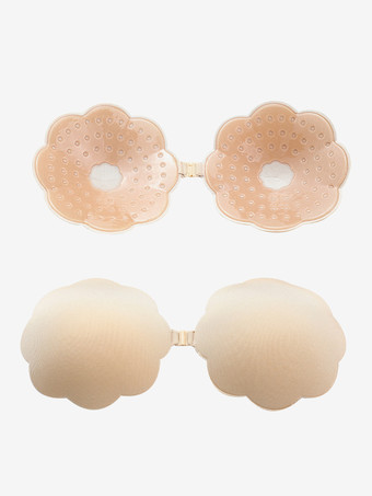 肌色女性用ニプレス 粘着ブラ バックレス ストラップレス ブラ プッシュアップ 見えない