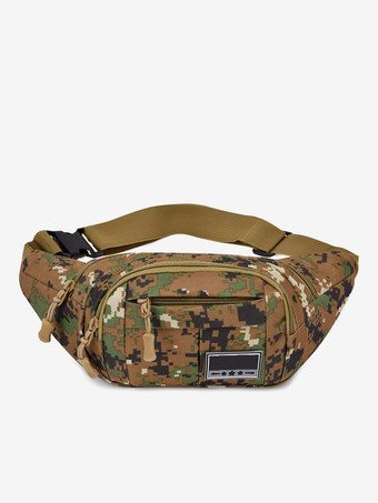 グリーン 調節可能なショルダーストラップ付きスポーツポーチウォレット