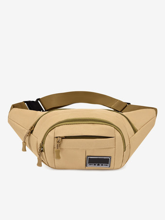 カーキ 調節可能なショルダーストラップ付きスポーツポーチウォレット