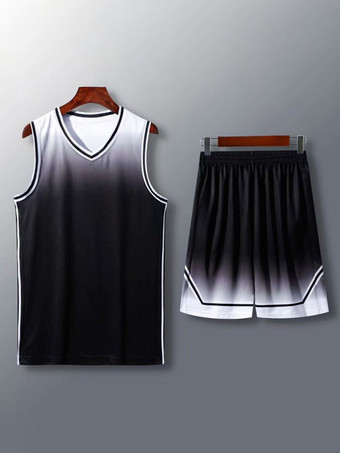 negro Camiseta de baloncesto 24/25 2 piezas unisex para niños y adultos ropa deportiva nombre y número personalizados regalo de Navidad