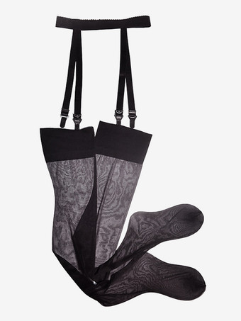 ガーターベルト付きハイシンセクシーストッキング