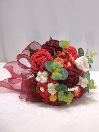 Fiori da matrimonio Splendido misto poliestere/cotone a forma di filo