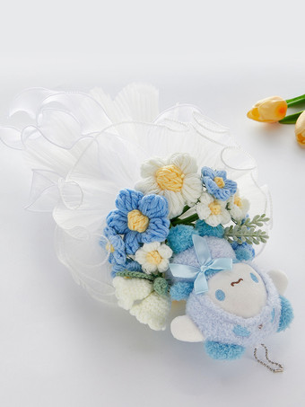 Wedding Flowers Pretty Poly/Cotton Blend Wired Shape