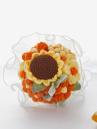 Wedding Flowers Pretty Poly/Cotton Blend Wired Shape