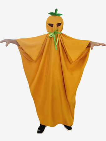 オレンジ ハロウィン 子供用ハロウィンコスチューム オレンジハロウィンポリエステルセット 子供用ジャンプスーツ