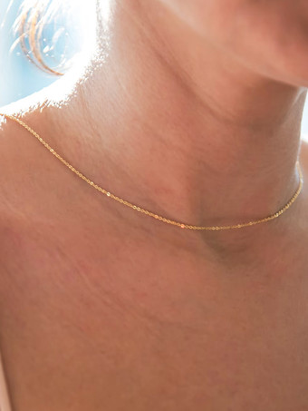 ウェディングネックレス ゴールド ゴールド ラウンド ブリリアント マルチチェーン チェーン イミテーションパール 16インチ アンダーウェディングネックレス