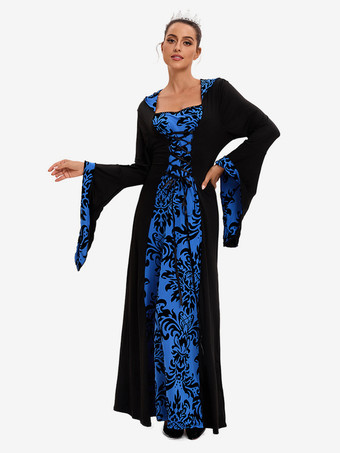 ホワイト レトロ コスチューム レディース マリー アントワネット コスチューム ジャカード レースアップ ポリエステル アクセサリー ドレス レトロ 18 世紀 コスチューム バーガンディ