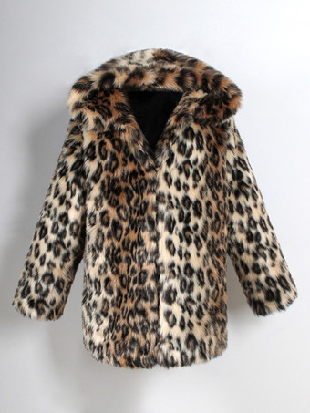 フード付きメンズフェイクファーコートダークブラウン長袖ジャケット、ターンダウンカラー付き