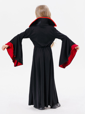 ハロウィン 子供用ハロウィンコスチューム ブラック ハロウィン ポリエステルセット 子供用ネックレスドレス