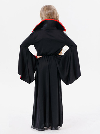 ハロウィン 子供用ハロウィンコスチューム ブラック ハロウィン ポリエステルセット 子供用ネックレスドレス