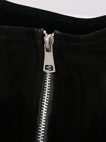 男性用ブラック ヴィンテージ エレガント ポリエステル ジッパー ジャカード ノースリーブ レトロ コスチューム