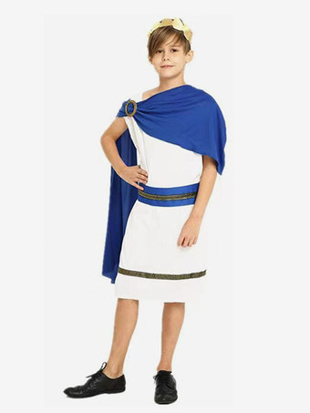 ブルー 子供用ハロウィンコスチューム ブルーハロウィンセット 子供用ポリエステルサッシュヘッドウェア