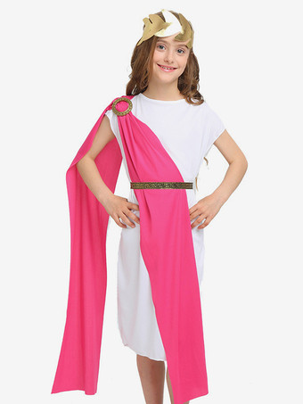 ローズレッド子供用ハロウィンコスチューム ローズハロウィン ポリエステルセット 子供用サッシュドレス