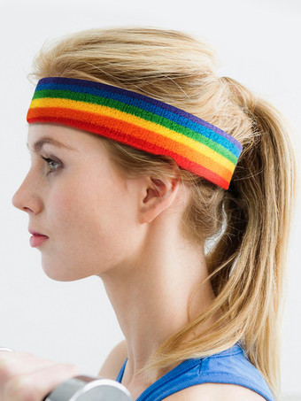 ユニセックス 伸縮性 スポーツ ヘアバンド 伸縮性 吸湿発散性 汗止めバンド ヘッドバンド