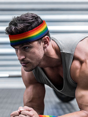 ユニセックス 伸縮性 スポーツ ヘアバンド 伸縮性 吸湿発散性 汗止めバンド ヘッドバンド