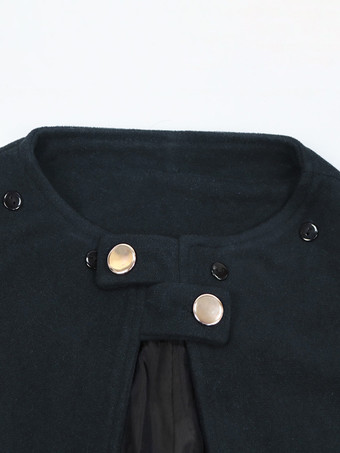 ハロウィン ハロウィンコスチューム ブルー 大人用 エレガント マント ポリエステル ハロウィン ホリデーコスチューム