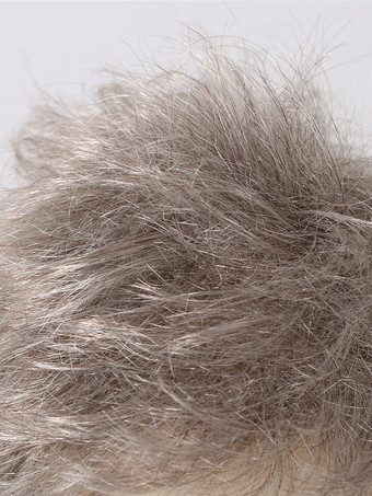 ショートストレート グレー メンズウィッグ ナチュラル コスプレウィッグ