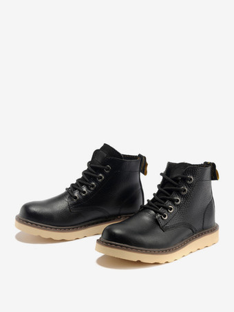 メンズ ワークブーツ 牛革 カジュアル コーヒーブラウン アンクル ショートブーツ