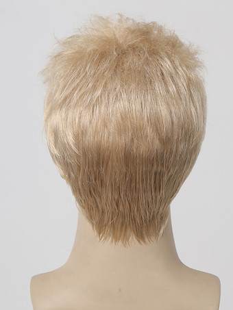 男性用ショート トゥースルド ウィッグ コスチューム