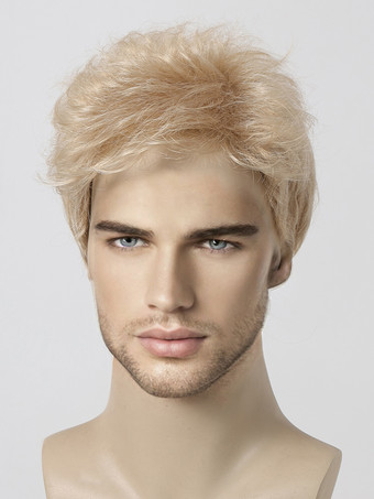 男性用ショート トゥースルド ウィッグ コスチューム