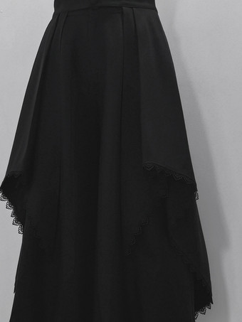 ゴシックロリータパンツ レースフリル ブラックロリータ ズボン