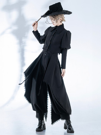 ゴシックロリータパンツ レースフリル ブラックロリータ ズボン