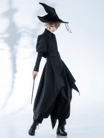 ゴシックロリータパンツ レースフリル ブラックロリータ ズボン