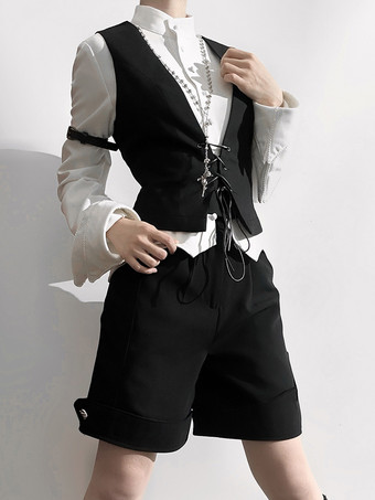 ゴシックロリータブラウス 長袖ブラウス ホワイトロリータトップ ロリータシャツ