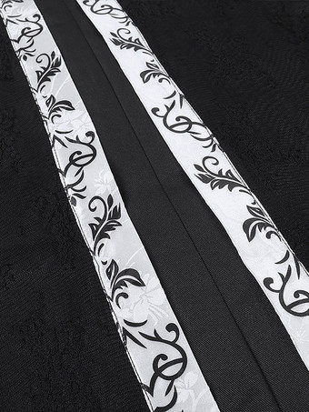 ハロウィン ハロウィンコスチューム 黒 大人用 レース レトロ マント ポリエステル ハロウィン ホリデーコスチューム