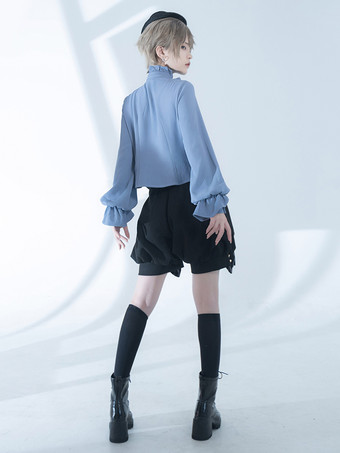 ゴシックロリータブルマーリボンブラックロリータショーツ