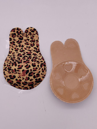 ブラウン 女性用ニプレス ヒョウ柄 リフトアップ ニップルカバー