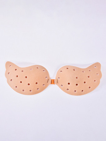 肌色リフトと通気性のある穴が付いた女性用ニップルカバー