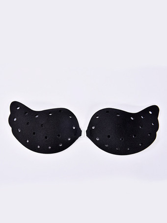 ブラック リフトと通気性のある穴が付いた女性用ニップルカバー