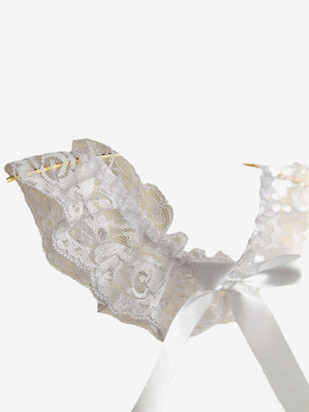 女性用パーティー用ブラックレース太もも用レッグガーターアクセサリー