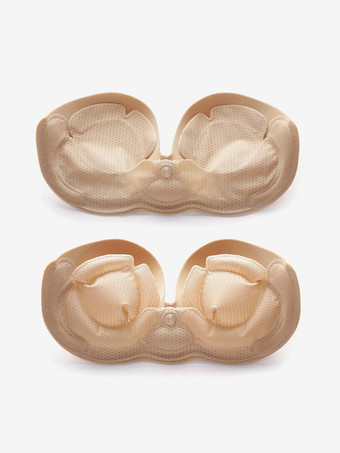 インフレータブルブラ 跡が残らない厚手ウェディング下着 ギャザー入りインナーブラ