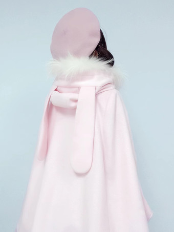 スイートロリータコート ピンクコート リボン フリル オーバーコート ポリエステル 秋 ロリータ アウター