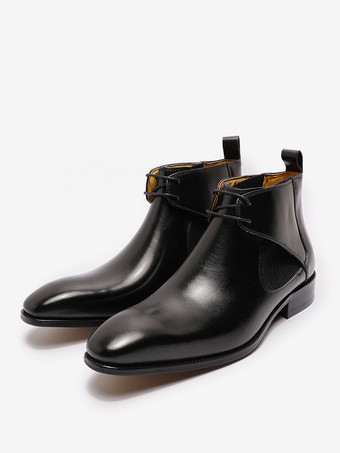 ブラック メンズ チャッカブーツ 牛革 クラシック コーヒーブラウン アンクル ショートブーツ