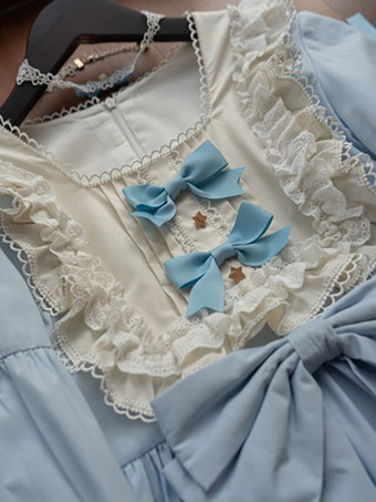   ゴシック ロリータ ドレス リボン フリル ブラック グリーン