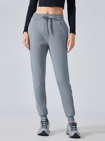 グレイパンツ ブラック ポリエステル ウエストラインなし ズボン