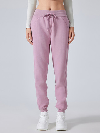 ピンクパンツ ブラック ポリエステル ウエストラインなし ズボン