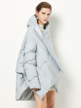 レディース ダウンジャケット イレギュラーダックダウン