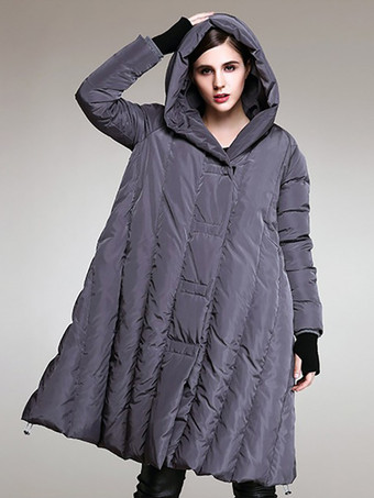 グレイレディース ダウンジャケット シック ダックダウン