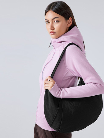 レディースバッグ ブラック ジッパー