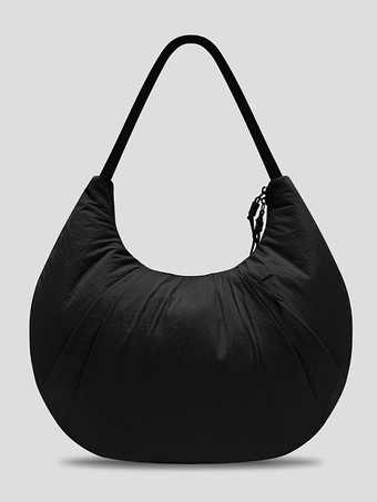 ブラック レディースバッグ ブラック ジッパー