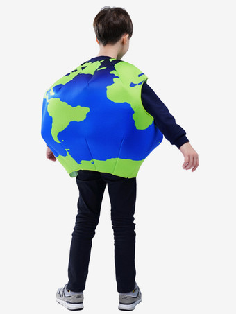 子供用ハロウィンコスチューム ブルー ハロウィン ポリエステルセット 子供用トップ