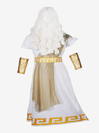 子供用ハロウィンコスチューム ホワイトハロウィンセット 子供用ポリエステルドレス