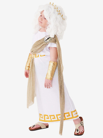 子供用ハロウィンコスチューム ホワイトハロウィンセット 子供用ポリエステルドレス