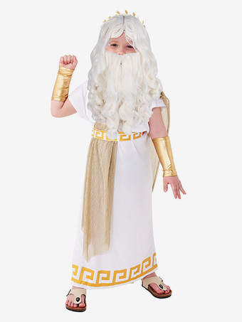 子供用ハロウィンコスチューム ホワイトハロウィンセット 子供用ポリエステルドレス