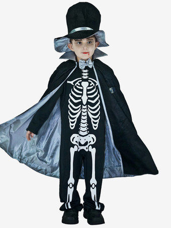 ブラック ハロウィン 子供用ハロウィンコスチューム ブラック ハロウィン ポリエステルセット 子供用帽子 マント